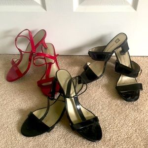 3 pairs of women sandals.